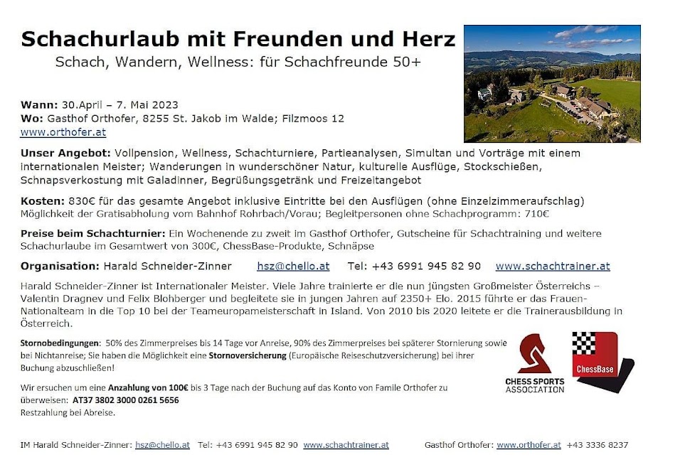 Schachurlaub