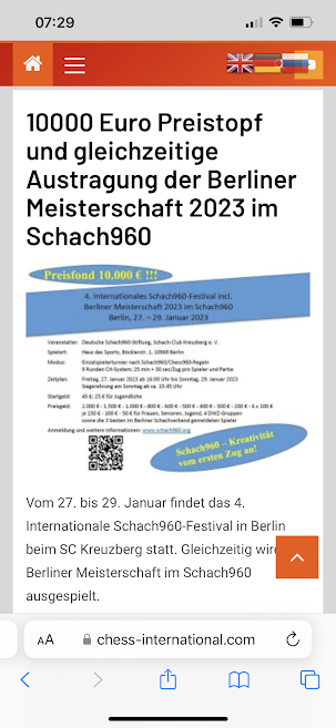 Schach960 Festival