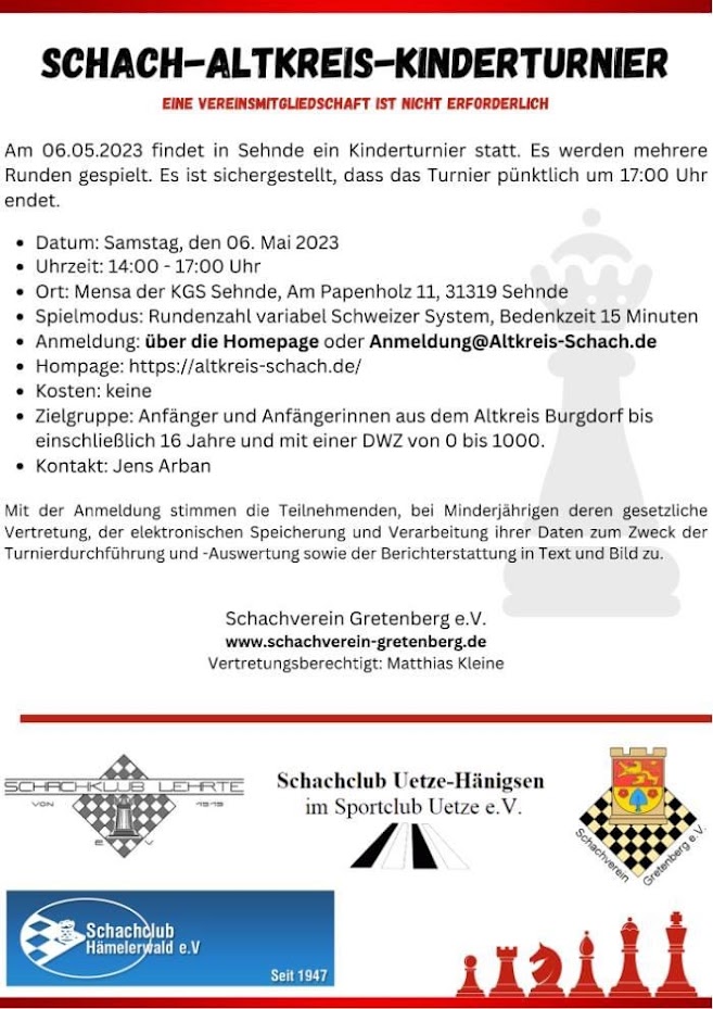 Schach-Altkreis Kinderturnier