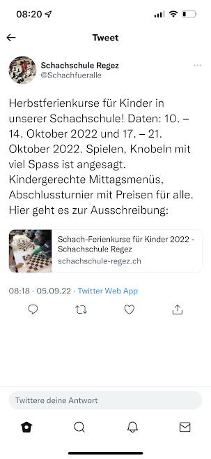 Schachschule Regez