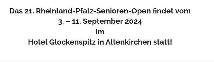 Rheinland-Pfalz Senioren Open